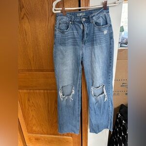 Rewash Light Blue Distressed Boyfriend Jeans